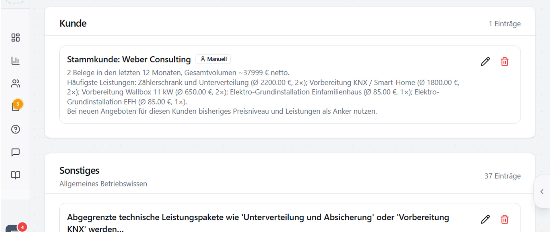 Wissens-Datenbank